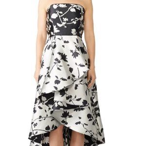 NWT Shoshanna Isabell Midnight High/Low Midi Dress 4